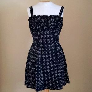 Trixxi Floral Pin Dot Dress